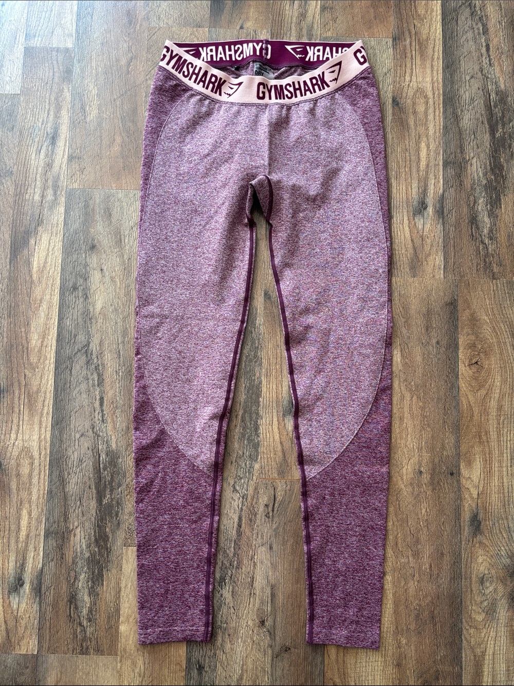 Gymshark purple high waisted flex seamless athletic gym leggings size large